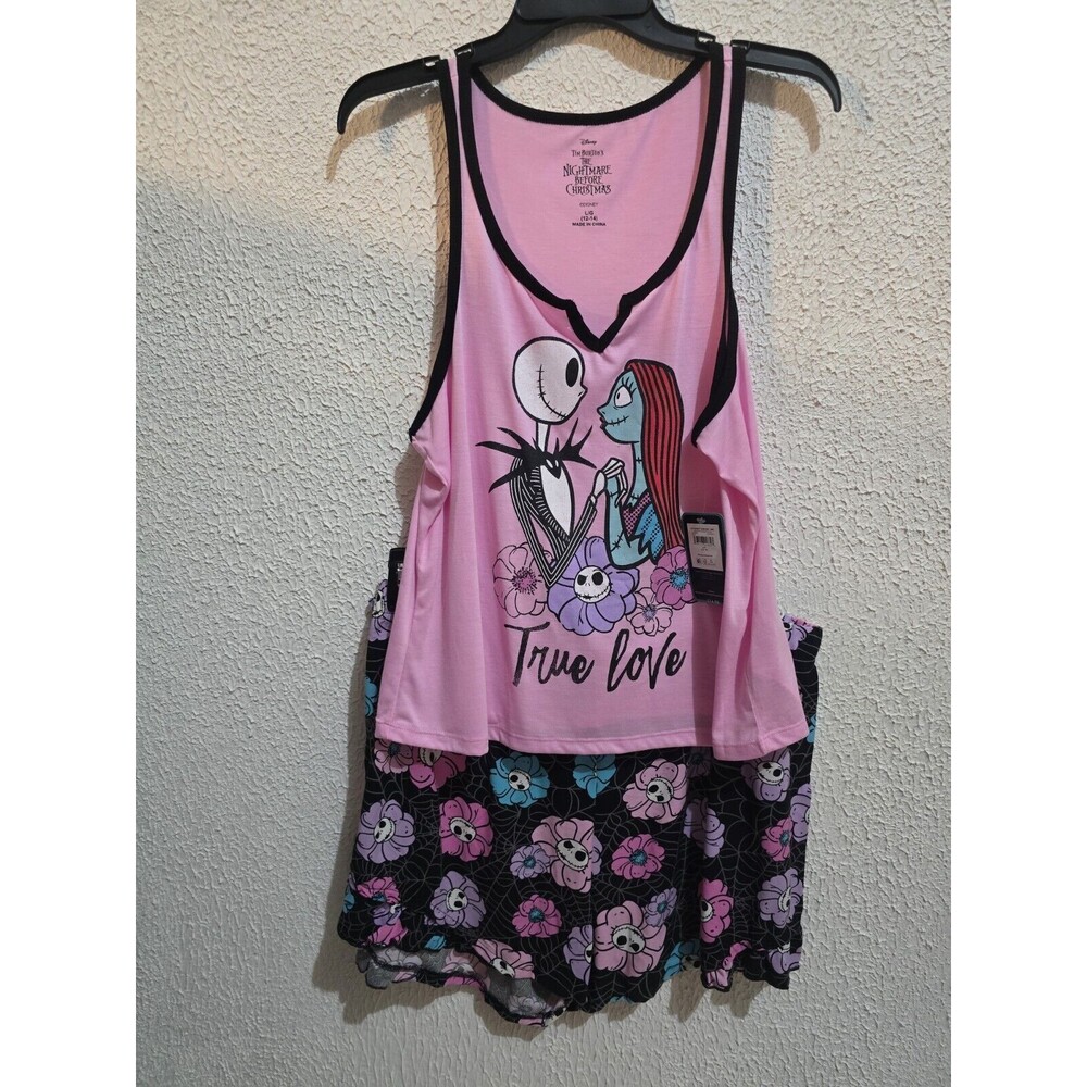 Disney Tim Burtons The Nightmare Before Christmas Sleepwear, True Love, L 12/14